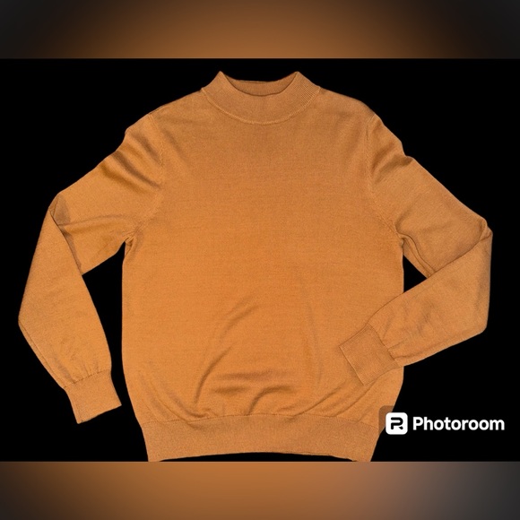 JEFF Brown Tan Knit Sweater size L - Picture 2 of 10